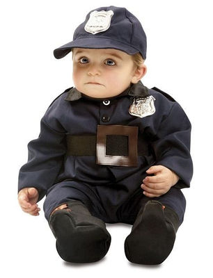 Disfraz policia bebe 7-12 meses