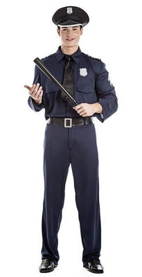 Disfraz policía hombre adulto xl