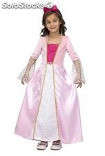 Disfraz princesa rosa corazon 5-6 años