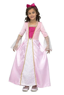 Disfraz princesa rosa corazon 5-6 años