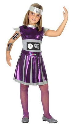 Disfraz robot niña 7-9 años