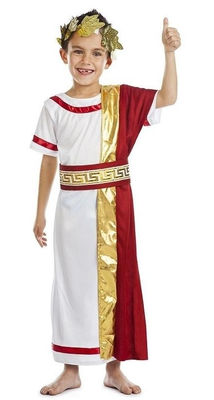 Disfraz senador romano niño infantil 5-6 años