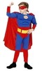Disfraz superman musculoso 7-9 años