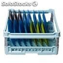 Dishwasher rack for n. 15 plates and bowls with safety frame - mod. 100115p -