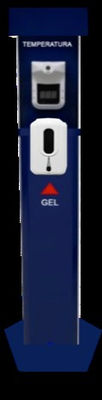 Dispensador de gel automático con termómetro digital