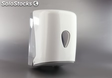 Dispensador de papel mecha industrial en abs blanco