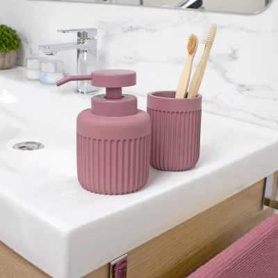 Dispensador jabón baño rosa Urban - Foto 3