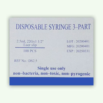 disposable syringe 3-part 2,5 ml - Photo 3