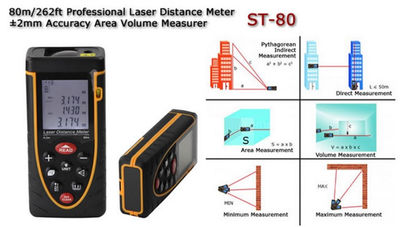 Distanciometro laser 80m MOD ST80