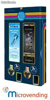 Distributeur automatique chewing-gum + Briquets uniblock 2 2 voies