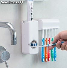 Distributeur de Dentifrice avec Porte Brosse à Dents