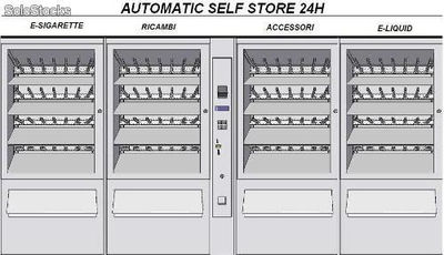 Distributore negozio automatico self service sigaretta elettronica e-liquid