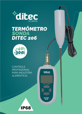 DITEC 206 Termômetro Digital Industrial