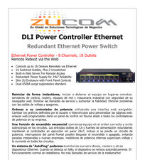 DLI Power Controller Ethernet Redundant Ethernet Power Switch