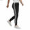 Długie Spodnie Dresowe Adidas Essentials French Terry 3 Stripes Kobieta Czarny - 3