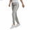 Długie Spodnie Dresowe Adidas Essentials French Terry 3 Stripes Kobieta Szary - 4