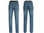 Długie spodnie męskie jeansy 100% bawełna jeans - 1