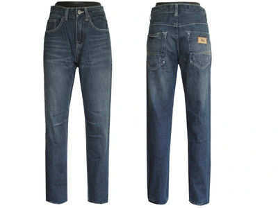 Długie spodnie męskie jeansy 100% bawełna jeans - Zdjęcie 3