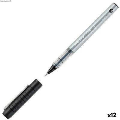 Długopis z płynnym atramentem Faber-Castell Roller Free Ink Czarny 0,5 mm (12 Sz