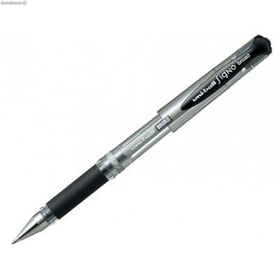 Długopis z płynnym atramentem Uni-Ball Signo Broad UM-153 W Czarny 0,6 mm (12 Cz