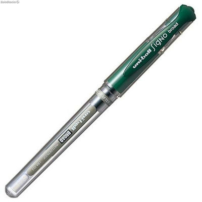 Długopis z płynnym atramentem Uni-Ball Signo Broad UM-153 W Kolor Zielony 0,6 mm