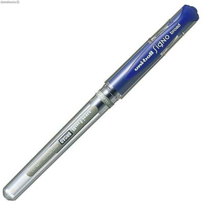 Długopis z płynnym atramentem Uni-Ball Signo Broad UM-153 W Niebieski 0,6 mm (12