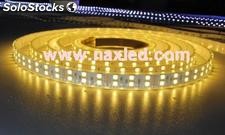 Doble línea de iluminación led tiras flexibles led smd, 5050, 120leds / m, ip65