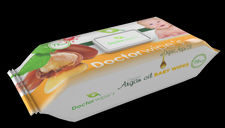 Doctor wipe&#39;s argan oil wet wipes premium with CAP 72PCS