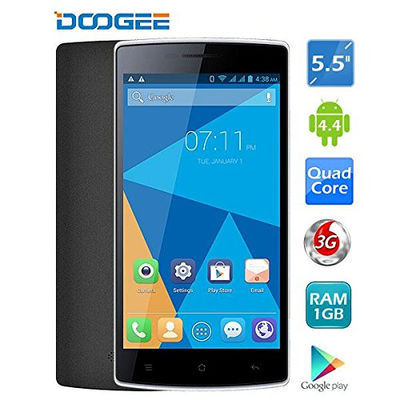 DOOGEE DG580 5.5 &quot;pulgadas MT6582 Quad Core 1.3 Ghz Android 4.4 1GB RAM + 8GB