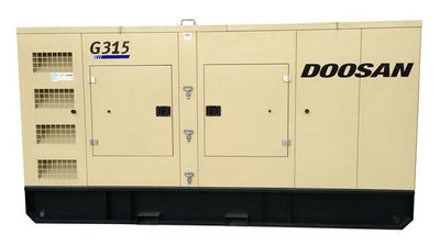 Doosan Grupo electrógeno diesel silencioso móvil G125 G200 G315 - Foto 2