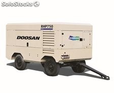 Doosan potencia móvil RHP750 compresor de aire de tornillo movible