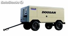 Doosan potencia móvil VHP650E Compresor de aire de tornillo móvil eléctrico