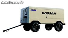 Doosan potencia móvil VHP705E Compresor de aire de tornillo móvil eléctrico