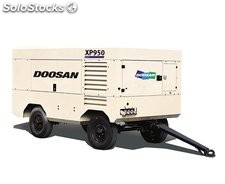 Doosan potencia móvil XP950 compresor de aire de tornillo movible