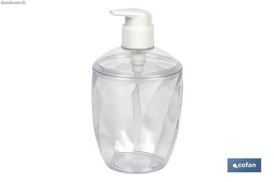 Dosificador de Jabón Transparente | Dispensador de jabón líquido | Capacidad: