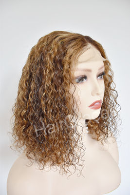 Double drawn raw hair perruque en cheveux volumineux bouclé