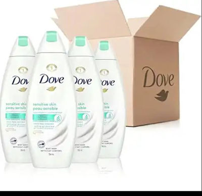 Dove Deep Moisture Flüssig-Körperwaschmittel mit Pumpe, nährend für trockene Hau - Foto 4