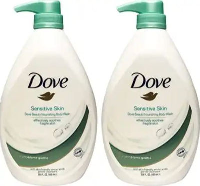 Dove Deep Moisture Flüssig-Körperwaschmittel mit Pumpe, nährend für trockene Hau - Foto 5