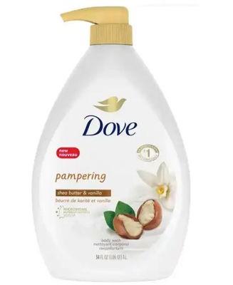 Dove Purely Pampering Liquid Body Wash with Pump Shea Butter &amp;amp; Vanilla, 30.6 oz - Foto 5