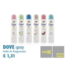 Dove Spray tutte le fragranze