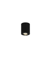 Down-light modelo SILOS acabado en color negro, 10cm(alto) 8cm(ancho) 8cm(fondo)