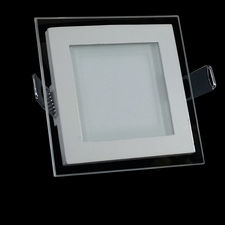 Downlight LED 6W Cristal Luz Natural 350Lm Panel Led Cuadrado 4500ºK