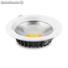 Downlight Led Alum.blanco L/tricolor 30w