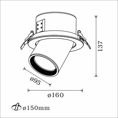 Downlight LED empotrable RS-1021 20w/28w - Foto 2