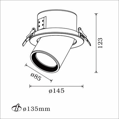 Downlight LED empotrable RS-1093 3*50w - Foto 2