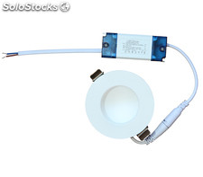 Downlight LED encastrable 4 W - Ã 85 mm