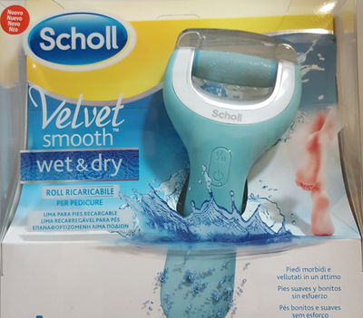 Dr scholl velvet smooth lima electrónica wet &amp; dry