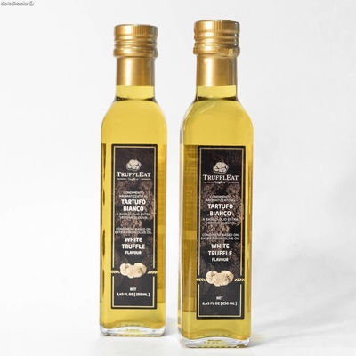 Dressing mit weißem Trüffelgeschmack auf der Basis von nativem Olivenöl extra