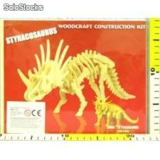 Drewniana składanka *a* styracosaurus
