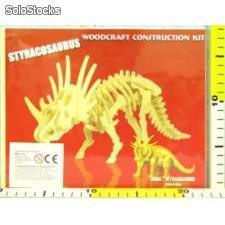 Drewniana składanka *a* styracosaurus